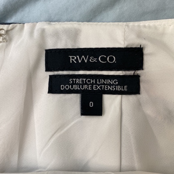RW&CO Floral Pencil Skirt size 0 - Picture 4 of 4